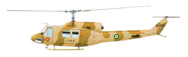 Вертолет Белл Модель 214А Исфахан военной авиации Ирана. 